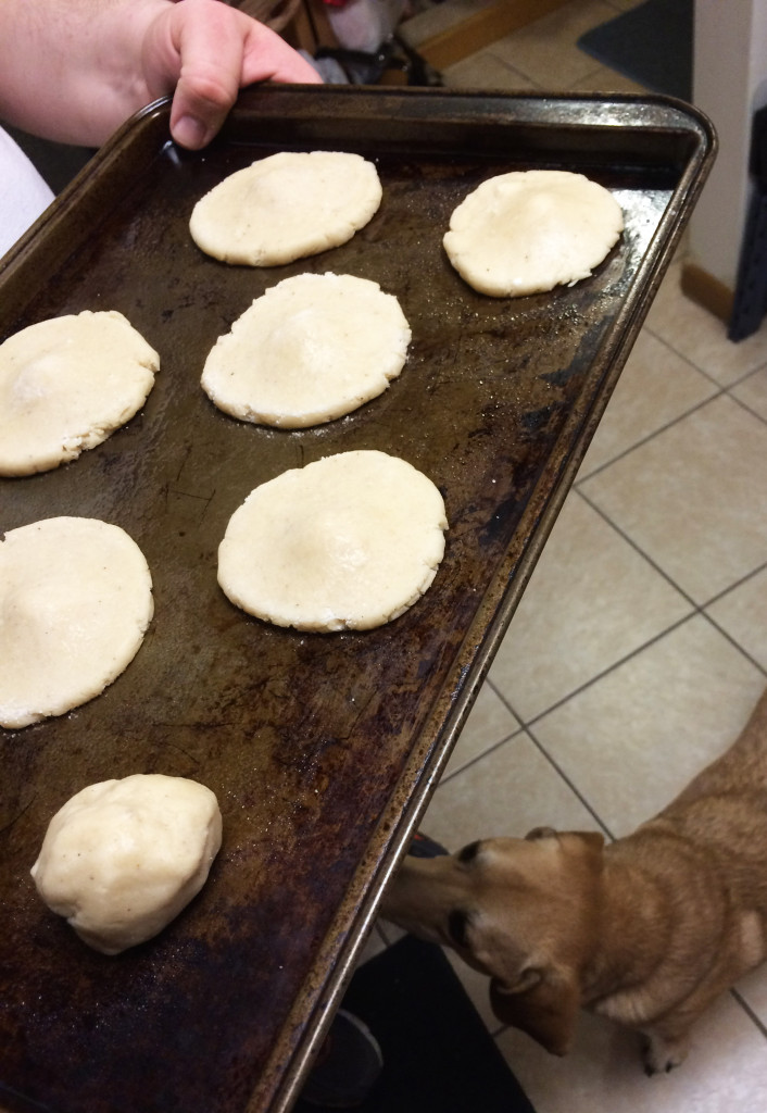 Unbaked A.P. cookies