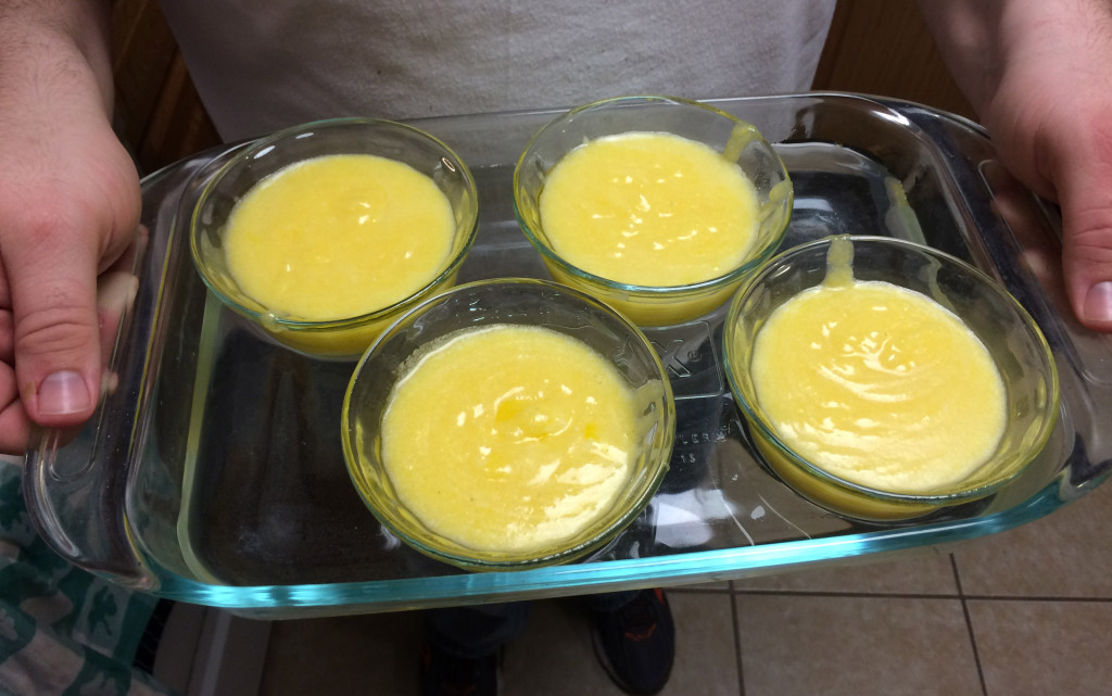 Uncooked lemon pudding