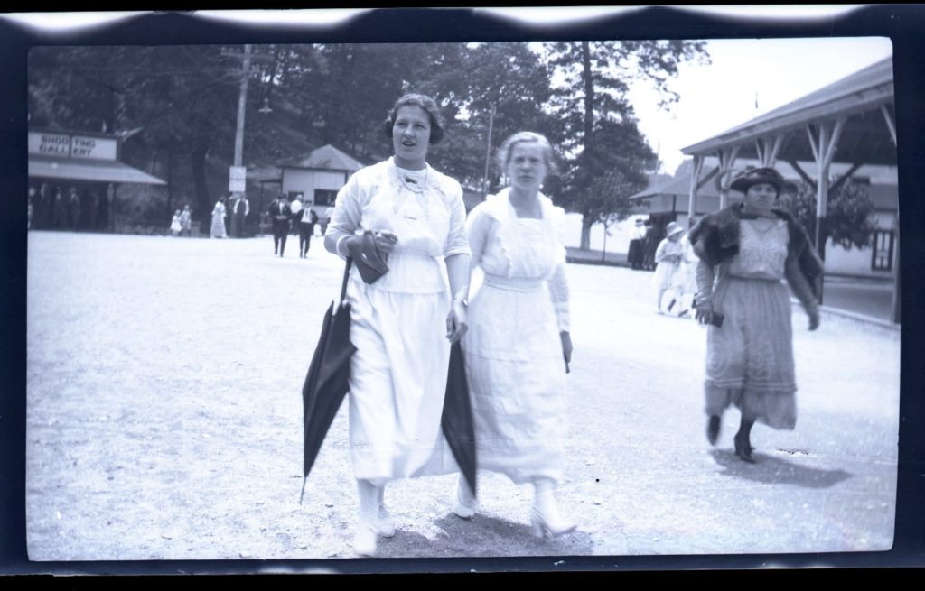 Women walking down the Oakford Park Promenade