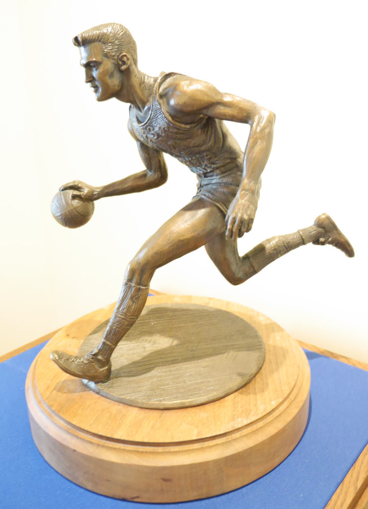 Small statue of Jerry West