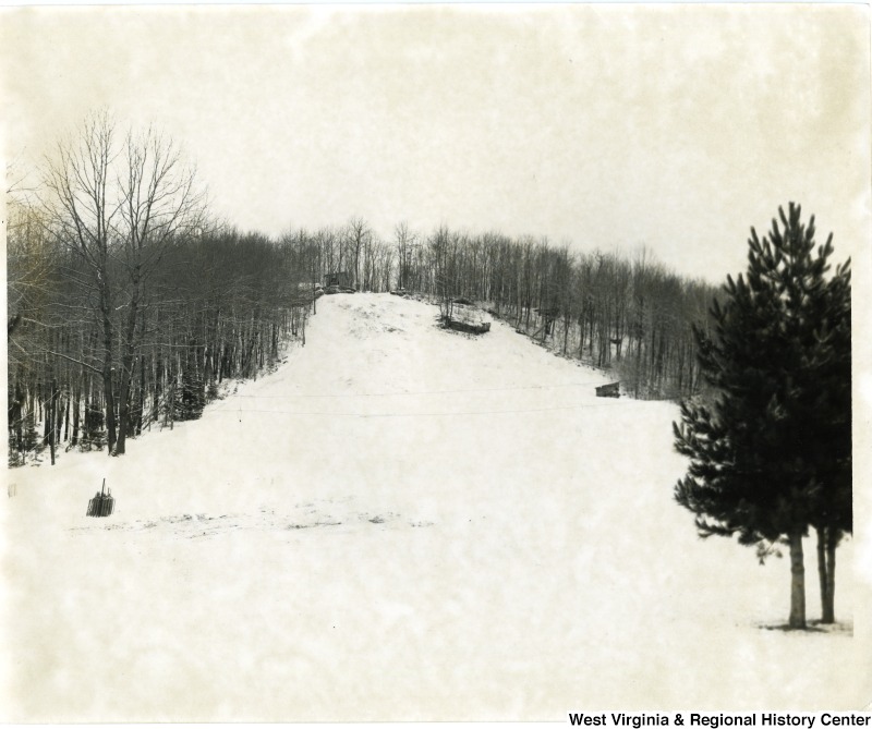 Chestnut Ridge Ski Run, Monongalia County, 1965.