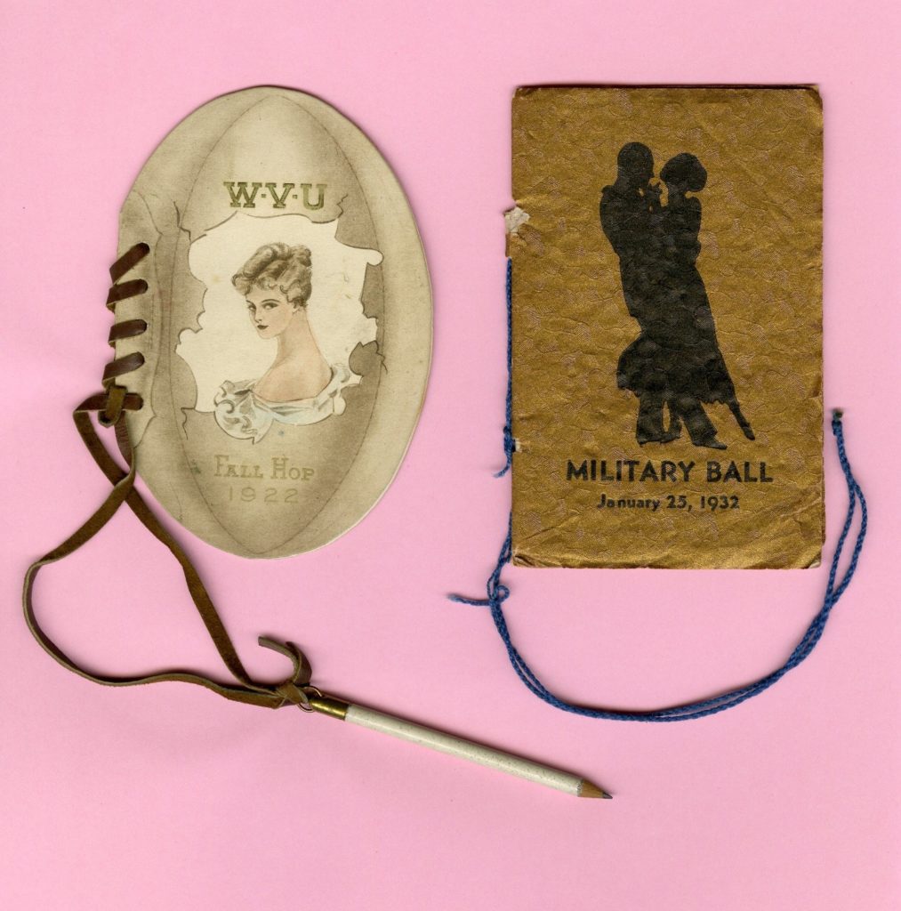 WVU Dance Cards, 1922 and 1932