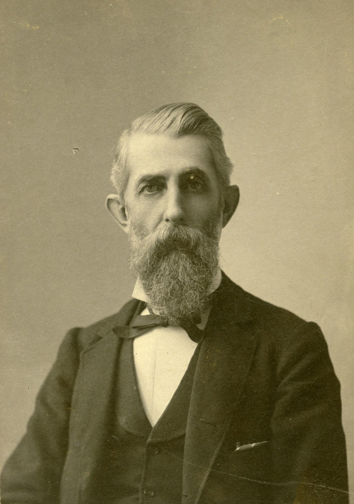 Portrait of John J. Davis, with grey hair