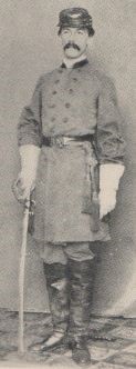 Full body portrait of Major Eugene Blackford in uniform