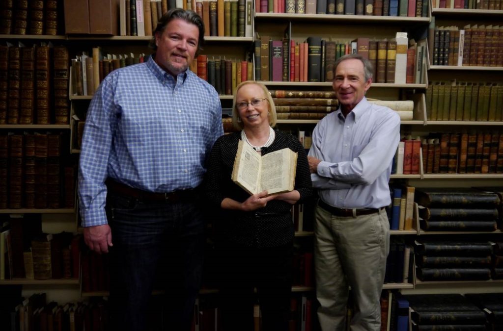 Posed photo of Mike Murphy, Stewart Plein, and John Cuthbert