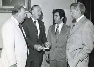 Congressman Rahall with senators Jennings and Byrd