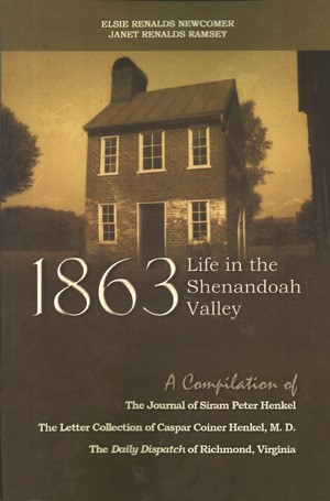 The original cover for 1863: Life in the Shenandoah Valley