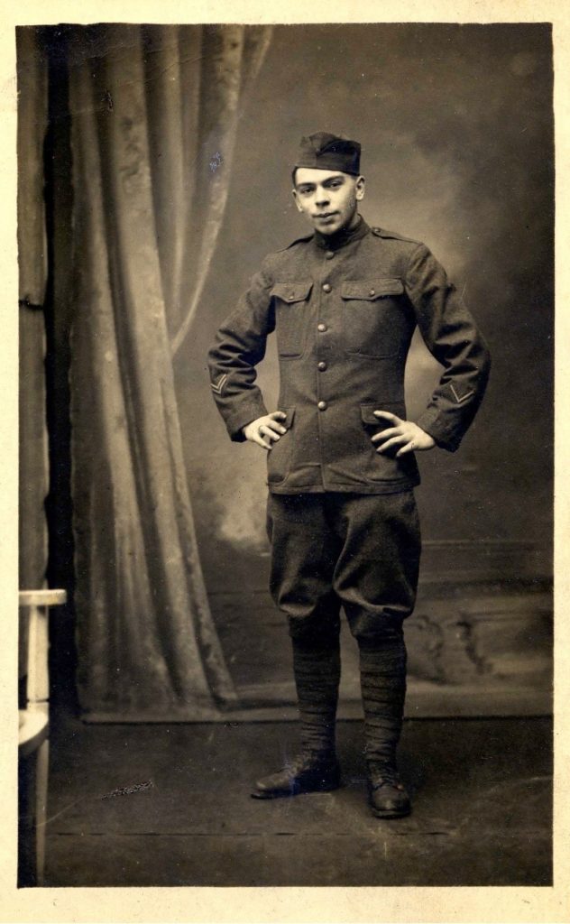 Full length portrait of Elmer A. Walton