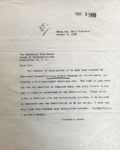 Arch Moore letter