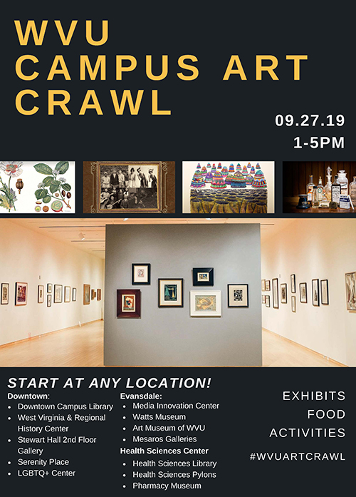 Flyer for art crawl