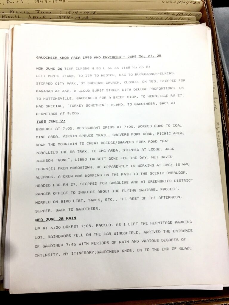 Typed page showing three diary entries for June 26 - June 28.