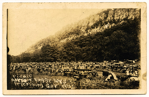 "Horse and Buggy Days, Petersburg Gap"