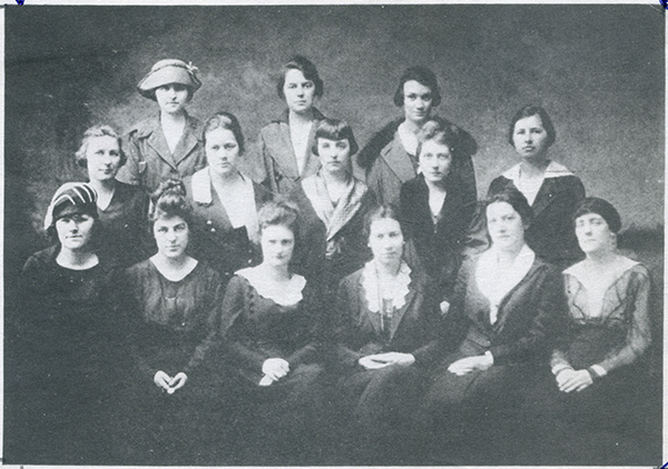 Group picture of Women's Suffrage League