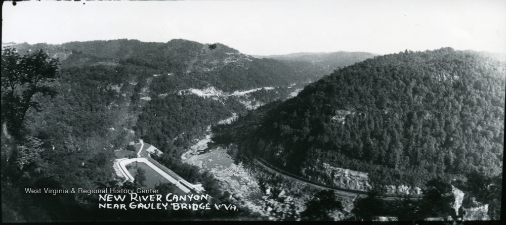 Landscape view of New River Canyon