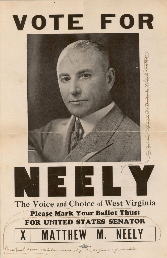 "Vote for Neely" poster