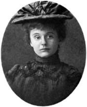 Portrait of Frances Theodora Parsons in hat