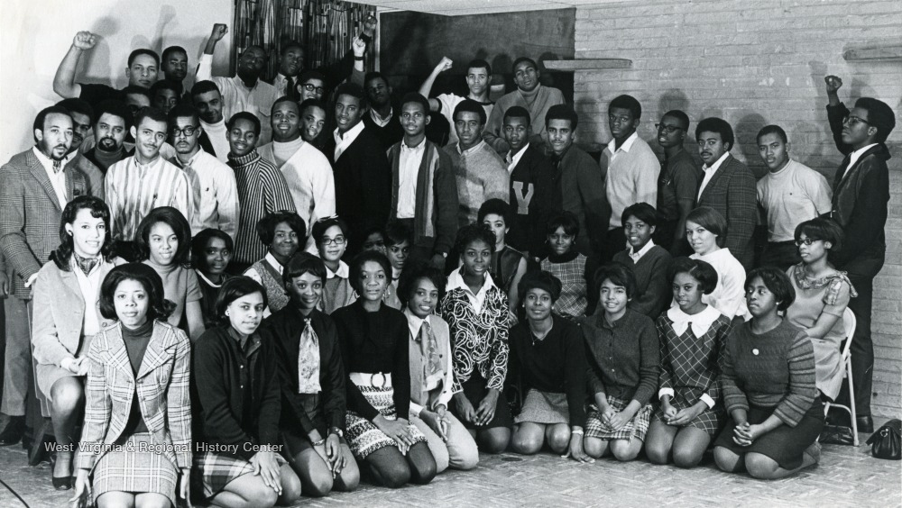 Posed group portrait of the Black Unity Organization